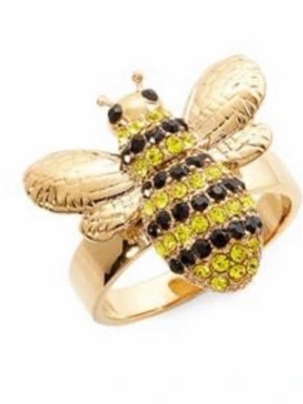Kate Spade bumblebee statement ring
 Yellow and Black Accent